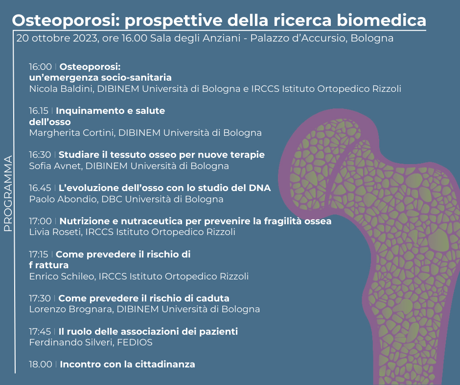 Locandina giornata osteoporosi 2023/2