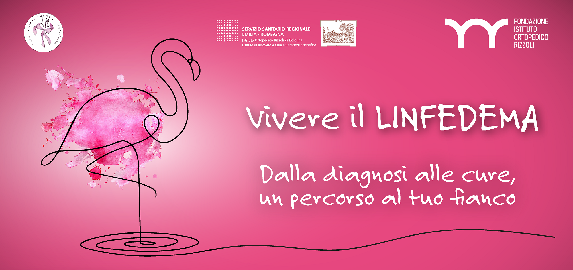 Grafica campagna "Vivere il Linfedema"