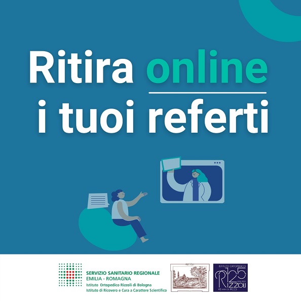 Grafica ritira online il tuo referto